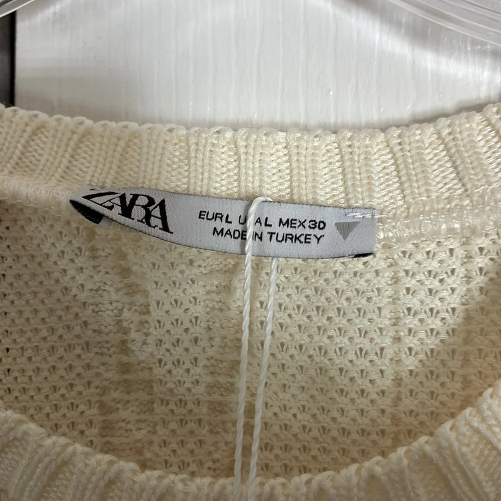 ZARA Cable Knit Dress - Picture 6 of 7